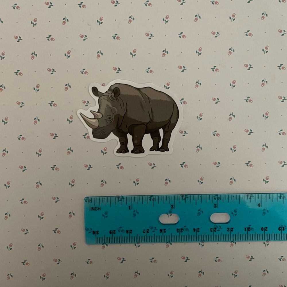 Rhino Sticker - Picture 2 of 2